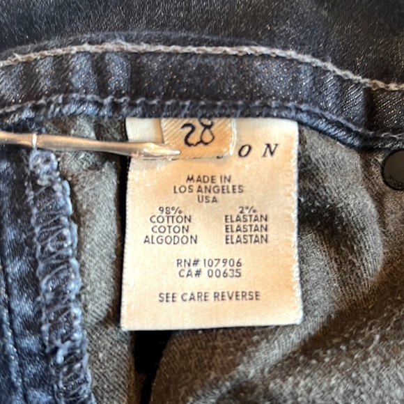 2 Pairs Hudson Jeans Size 28 - Picture 8 of 14